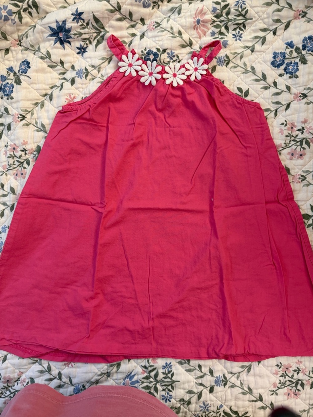 Gymboree Hot Pink Daisy Trim Sundress